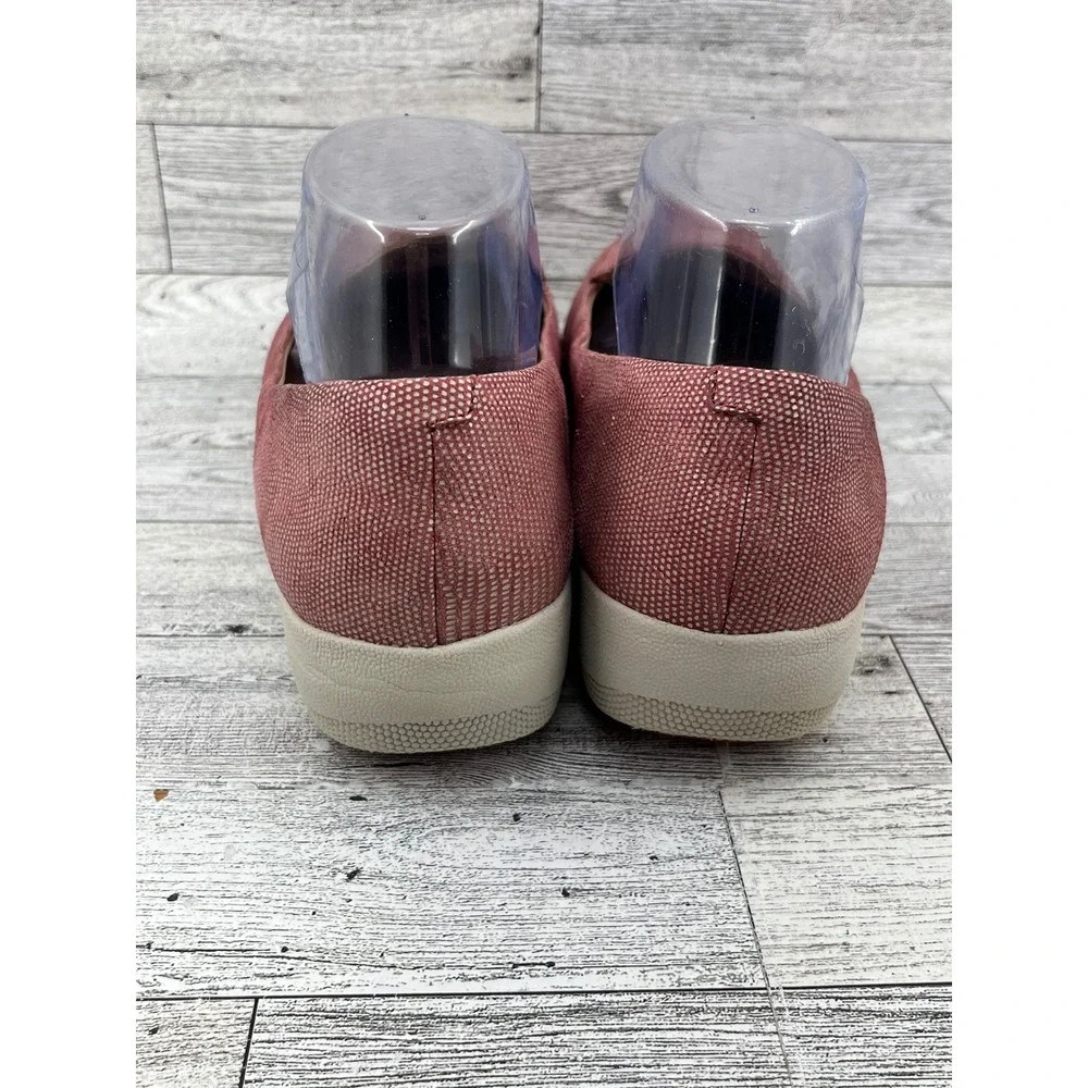 FitFlop Supercomff Women Loafers Rose Red Textured Slip On‎ Flats Size 8.5